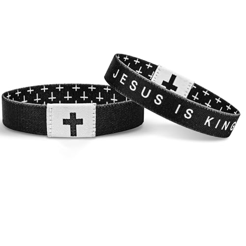 Daily Bible Verse Bracelet, Christian Bracelet for Women Men, Christian Jesus Jewelry Gifts Wristband