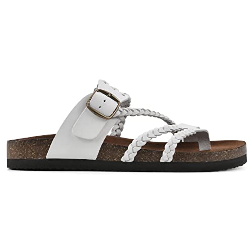 Image of White Mountain Women's Hayleigh Braided Footbed Sandal