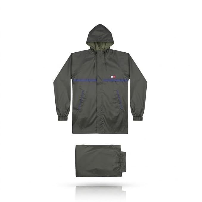 (1 Years Assured Warranty Hooded Waterproof Rain Wear for Men and Women, Lightweight Outdoor Jacket for Camping, Hiking, Trekking, Travel, Walking and Daily Outdoor Activities-image-10