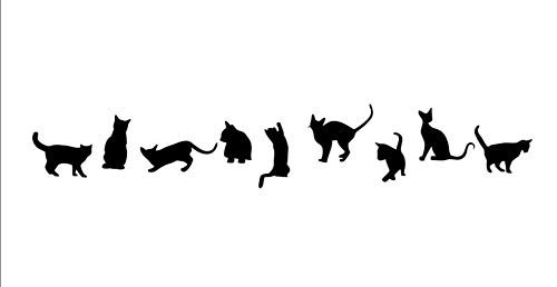 Ussore Cats Wall Stickers Art Decals Mural Wallpaper Decor DIY Decoration for Home