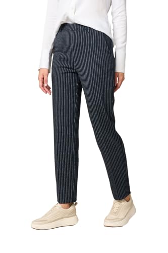 Goldenpoint Donna Pantaloni Straight Pinstripes...