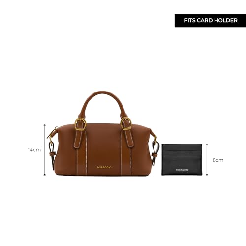 Image of Miraggio Aira Top Handle Satchel Bag | Women Handbag | Handbags For Women Office Travel
