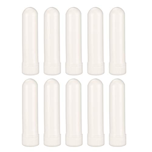 10 Unidades de Inalador Nasal de Aromaterapia Recarregáveis Tubos de Inalador Nasal de Ã“leo Essenci