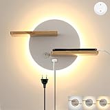 Schlafzimmer Metall Wandlampe Mit Schalter - Am Gehäuse befindet sich ein Taste Schalter, mit dem Sie die Lampe leicht ein- und ausschalten, Einfach zu verwenden, Kann als Nachttischlampe verwendet werden, unglaublich warmes Licht und ein gemütlicher Flair im Raum