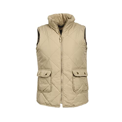 Parka sans manches femme kaki XL idéale pour vos balades hivernales en forêt