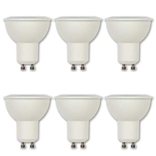 Westinghouse Lighting 517920 35-Watt Equivalent MR16 Flood Dimmable Bright White Energy Star LED Light Bulb with GU10 Base (6-Pack), Six Pack, 6 Westinghouse Lighting 517920 35-Watt Equivalent MR16 Flood Dimmable Bright White Energy Star LED Light Bulb with GU10 Base (6-Pack), Six Pack, 6