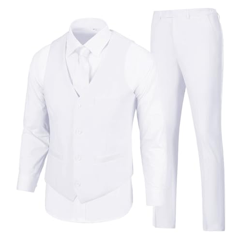 SISAVE White Two-Piece Suit