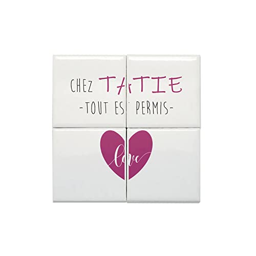 Carreaux céramique chez ma tatie tout est permis, le cadeau parfait pour une tante formidable