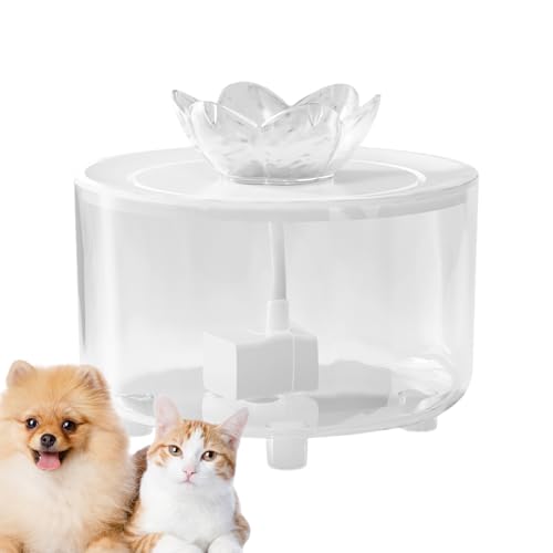 Fuente automática para gatos, dispensador de agua USB 2L