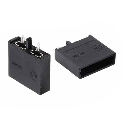 Portafusibles PCB 40A 2 pines de tamaño mediano modelo 06.087, pack de 2