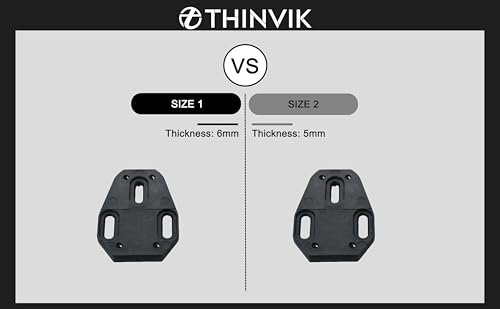 Thinvik Road Bike Shoes Adapter, Three Holes Convert to Four Holes to Compatible with Speedplay Zero Cleats2
