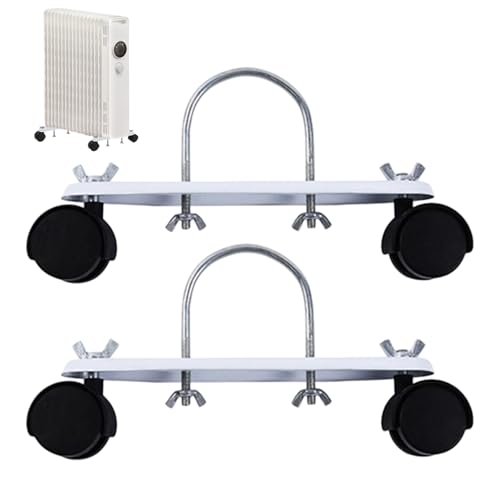 Soporte de polea móvil – 2 piezas soporte móvil – Piezas de repuesto rueda giratoria 360 grados, para apartamento, habitación, utilidad taller