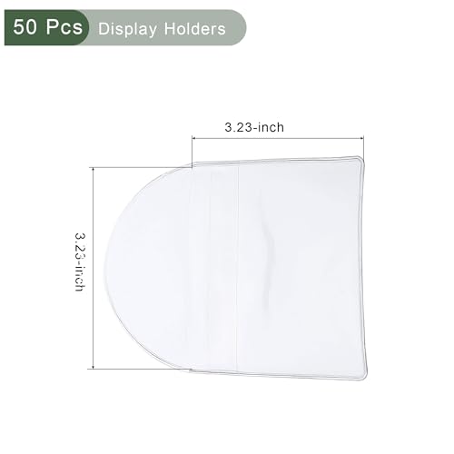 YOKIVE Protectores para Monedas 50 Piezas 3.2 x 3.2 pulg miniatura 2