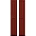Ekena Millwork ARW101BF311X53MRH Americraft Three Exterior Real Wood Two Equal Panel Framed Board-n-Batten Shutters (Per Pair), 10 1/2"W x 53"H, Pepper Red