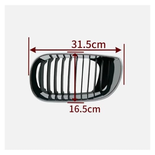 Rejilla parachoques delantero BMW Serie 3 E46 02-05 para renovación exterior simétrica 2