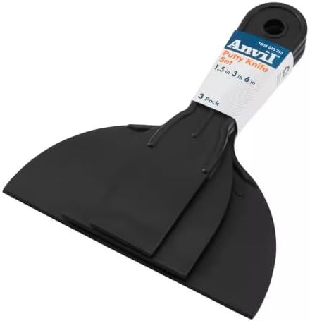 Anvil 1.5/3/6 in. Plastic Putty Knife Set (3 Pieces)