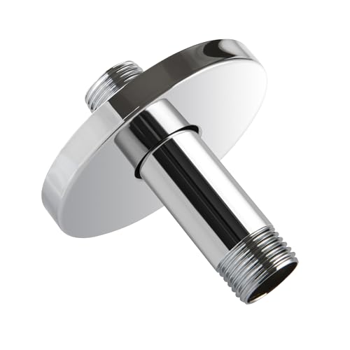 Straight Shower Arm with Flange, Ceiling Mount 3 Inches Rain