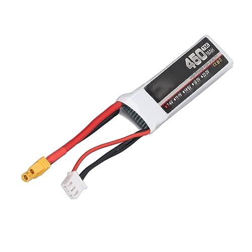 Batterie Lithium 450 MAh 75C XT30 drone course FPV avion hélicoptère RC - 7