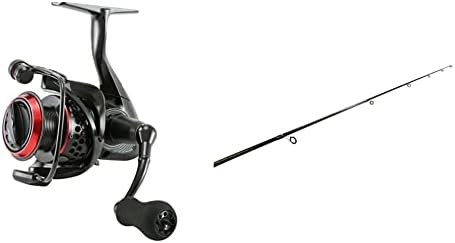 okuma Ceymar Lightweight Spinning Reel- C-30, Black/Red & Celilo Graphite Salmon/Steelhead Spinning Rods, CE-S-962La