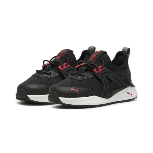 Image of Puma Unisex-Child, Pacer 23 Alternate Closure, Puma Black-for All Time Red, Toddler, 5