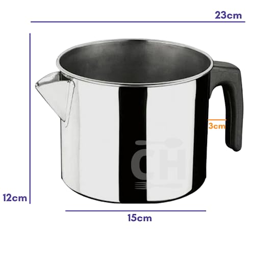 Caneca Inox Indução 1,8l Fervedor Com Bico Cabo Baquelite