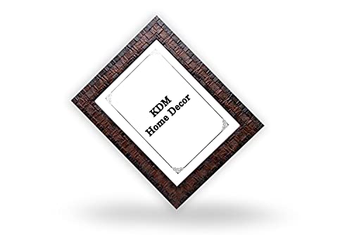 Image of Photo frame 10x14 Inch set of 2 Box Brown Color flexiable Glass (acrylic) & synthetic wood customized Modern Collage Photo Frames for Wall Hanging