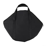 Yhenlovtt Sac de rangement pour poêle de cuisson avec poignée pour le camping en plein a...