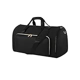 Résistant aux rayures : profitez de l'excellente protection que notre sac à vêtements Duffle offre. Fabriqué en tissu Oxford résistant aux rayures et en polyester, il garde vos vêtements au sec et en sécurité pendant le voyage.