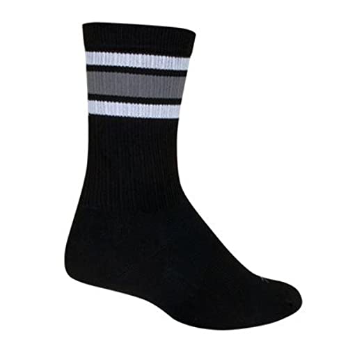 SockGuy Sgx6 Throwback Black Sock One Color, L/Xl