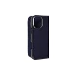 【BONAVENTURA】(for iPhone16Pro Max) ダイアリーケース シュリンクレザー [ネイビー ] スマホケース ヨーロッパ最高級レザー 本革 MagSafe対応 プレゼント ギフト BODT16PM-NA