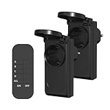 quigg funksteckdosen set aldi 【Kein WLAN/Smartphone erforderlich】Funksteckdosen mit fernbedienung. Jede Steckdose kann bis zu 2300 W Leistung verarbeiten, sodass Sie alle Geräte mit dieser Steckdose steuern können. für Feiertagsdekoration, Beleuchtung, Lampe und Haushaltsgeräte.