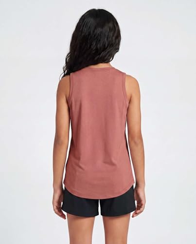 Image of Real Essentials 4 Pack: Girls' Dry-Fit Active Tank Top - Gym Running Workout Athletic Shirt for Kids Teens Youth