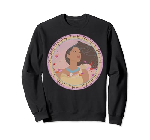 Sweat Pocahontas Disney pull gris chiné XL vêtement graphique Right Path