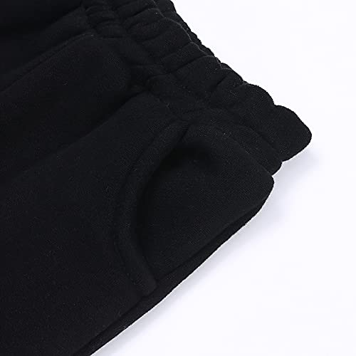 Image of MYGBCPJS Youth 2PCS Jogger Outfits Set Fleece Hooded + Sweatpants Boys Girls Athletic Sweatsuits Pullover Clothes