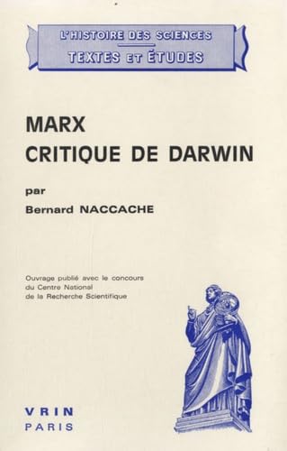 Marx Critique de Darwin [French] 271160585X Book Cover