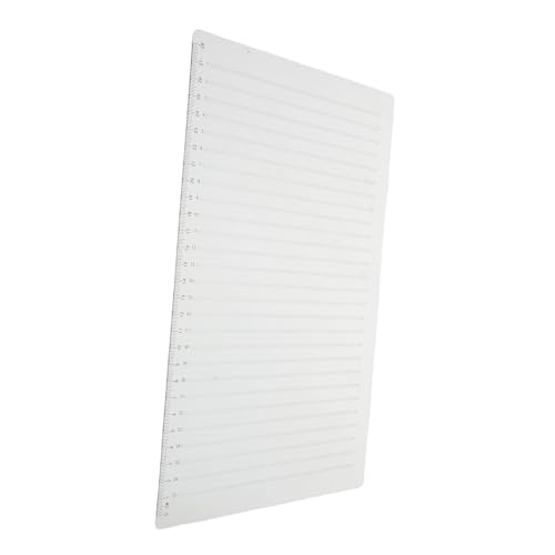 MINAOLULUS 直線ステンシルテンプレート 巻き尺不要 学生用描画線定規 ソフト製 線引きガイド 書き込み補助ツール 大学 試験 アート プロジェクト対応
