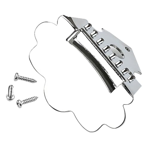 Totority Mandolin Tailpiece Cloud Shape Stainless Steel Tailpiece Mandolin String Instrument Part Easy Installation