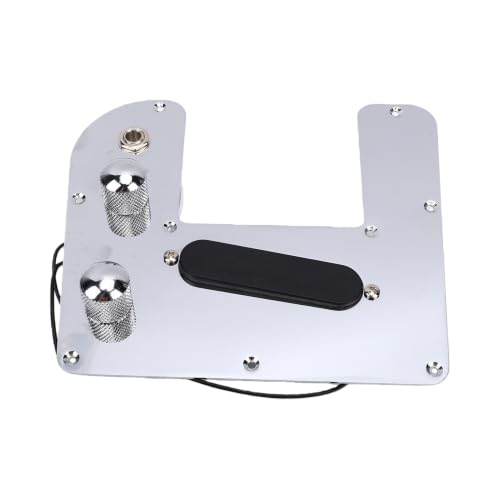 Generic 6-strunowy Pickguard, Wstępnie Okablowany Zestaw Aktualizacyjny z Przetwornikami do Wzmacniania Brzmienia Gitary Elektrycznej, Konstrukcja ze Stopu, łatwa Instalacja