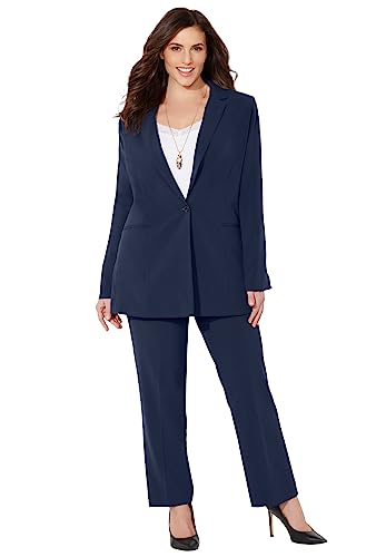 Catherines Women's Plus Size Right Fit; Curvy Blazer