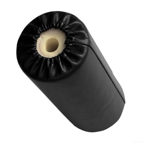Rodillo para pies de espuma, funda de tubo esponjoso con cuero PU para ejercitadores abdominales de acostado, extensiones de piernas y pesas, accesorio para gimnasio en casa, 7,9 pulgadas miniatura 1