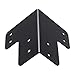 vikofan 8pcs Workbench Brackets Kit with Screws 4x4 4mmThickness Heavy Duty Corner Brackets Perfect for DIY Workbench Projects