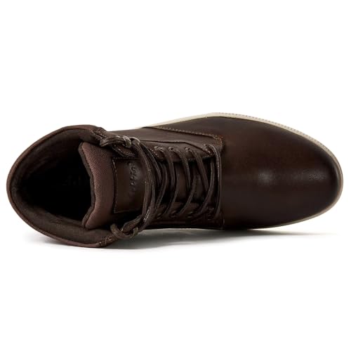 Image of Arkbird Casual Sneaker Boots, High-Top Sneakers Lace-up Leather Chukka Shoes for Men