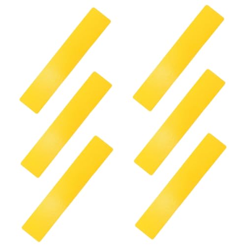 BESPORTBLE 6 Pack Soccer Training Signs Football Court Markers Easy to Use Spot Markers Tennis Court Marking Pad