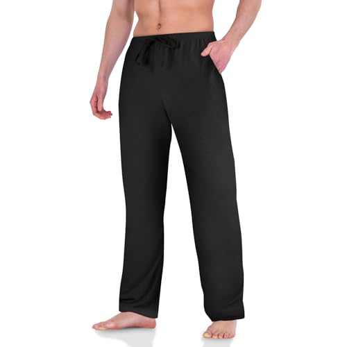 AUYAO Pijama para Hombre con Pantalones Largos,...