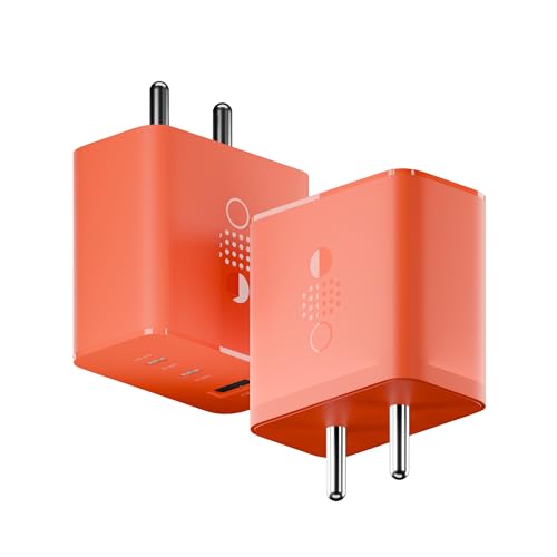 Image of AILKIN 65W Gan Trio Charger Adapter,3 Port USB Type C to A Fast Wall Charging Compatible with Nothing CMF Phone 1 /Nothing Phone 2 /2a /2a Plus /3a /3a Plus /Tablet /Samsung Galaxy S24 /S25 Series & More