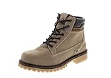  FB Fashion Boots Herren Chukka Boots Creek Taupe Schnürstiefel Lederstiefel Grau 44 EU