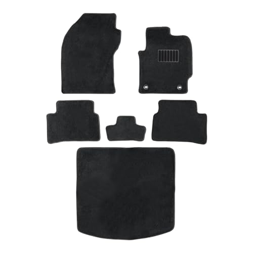 WEIMALL �J���[���c�[�����O�Ή� �t���A�}�b�g 210�n �� �}�b�g 6�_�Z�b�g �t�����g �㕔���� ���Q�b�W ����5mm �J�[�}�b�g ���ʎ� �i�u���b�N�j MAT083