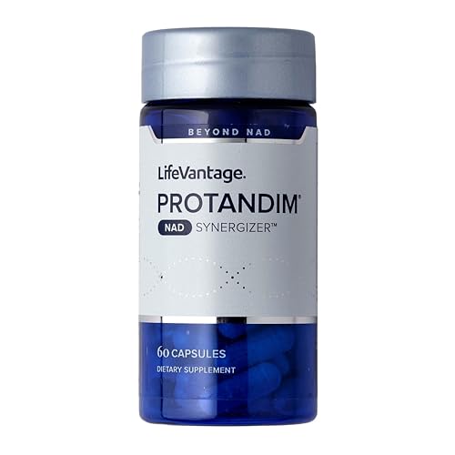 LifeVantage Protandim NAD Synergizer NAD Supplement for Energy Mood Healthy Aging Support Sirtuin Activation Cellular Energy & Vascular Support Remove Cellular Waste 60 Capsules