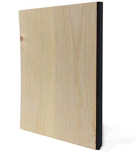 Carnet de notes bois de pin format A5 avec pages blanches papier 90g - 2
