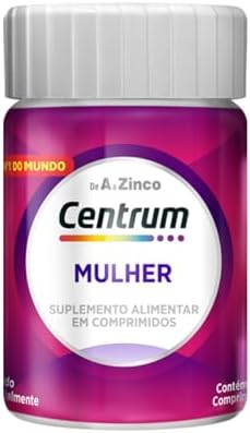 Centrum Mulher Multivitaminico Diário, com Magnésio, Vitamina D e...